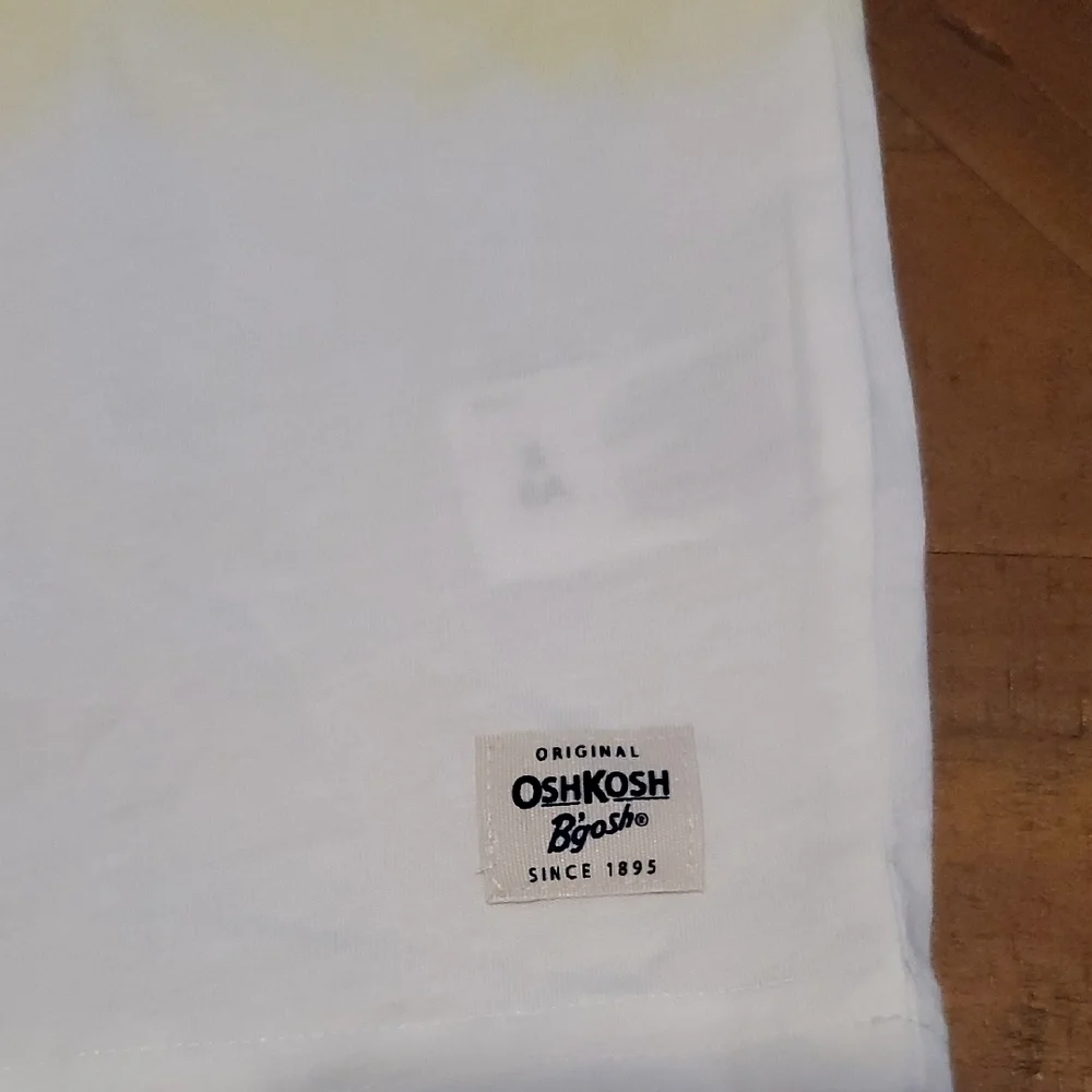 OshKosh B'gosh Cloudy Blue and White Tee